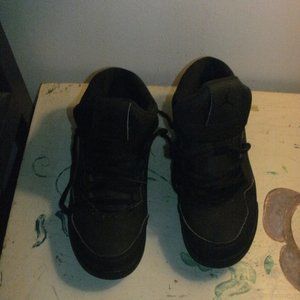 Nike Air Jordan Flight Origin Sneakers Shoes Back Grey 705161-004 size 2.5 youth